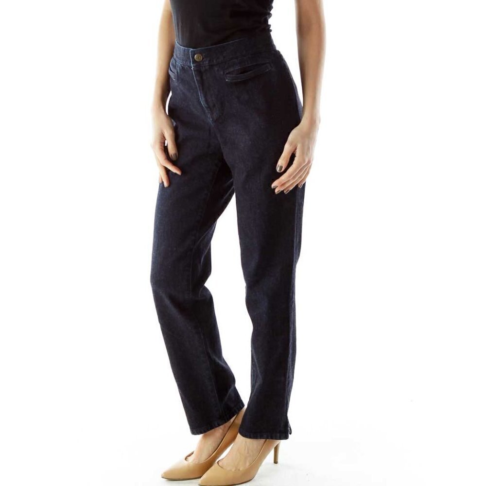 Ralph Lauren Navy Straight Leg Jeans - Picture 3 of 3